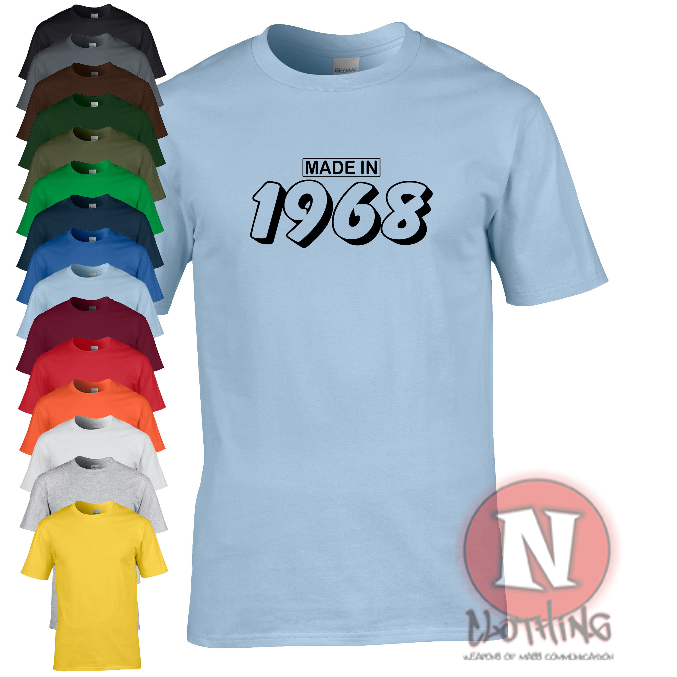 T shirt 1968 hotsell