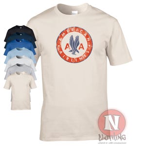 American Airlines t-shirt classic distressed airline logo tee