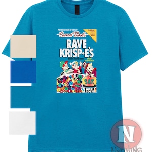 Camiseta de Rave Krisp E, estilo old school edm