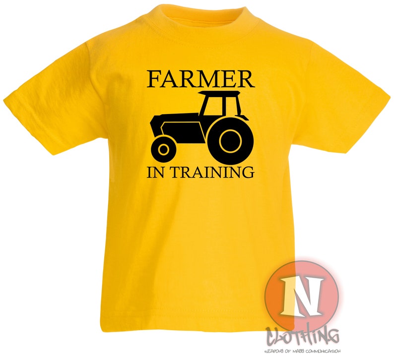 Farmer in Training Children's Tshirt. for Little Ones and Etsy