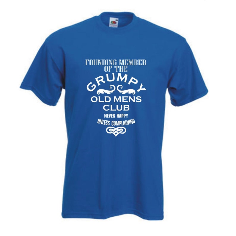 Grumpy Old Mens Club T-shirt, cadeau fantaisie amusant image 3