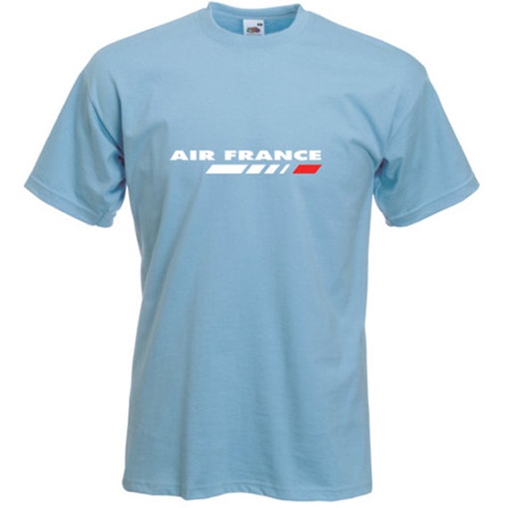 エールフランス航空のレトロロゴTシャツ、航空会社好きへのギフト