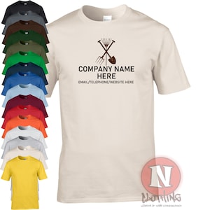 Paysagistes t-shirt tshirt tee Personnalisez avec les détails de votre entreprise