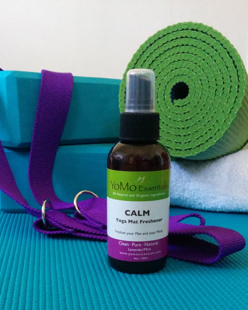 CALM Yoga Mat Freshener Organic Natural Yoga Mat Spray Etsy