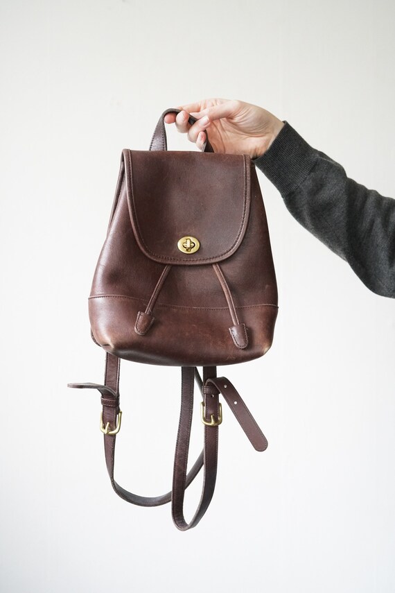 vintage coach mini backpack
