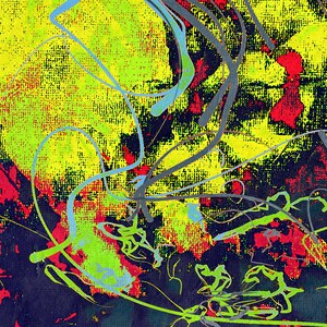 Fireworks 1 - abstract digital print - limited edition of 70