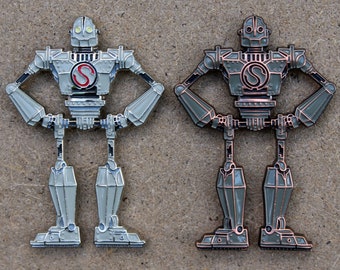 Matching Set - Iron Giant 25th Anniversary Limited Edition 3D Lapel Pins