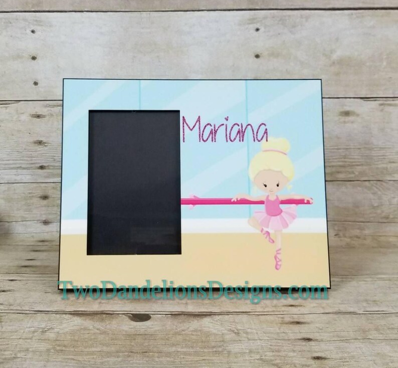 Personalized Ballet, dance picture frame. dance picture frame, dance gift, custom frame, unique gift, personalized picture frame image 8