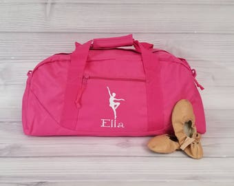 Personalized BALLET LARGE Duffel Bag. dance team, dance bag, ballet bag, dance gift, sports bag, personalized duffel bag, duffel bag, ballet