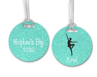 Personalized Dance Bag Tag, Custom Team Luggage Tag