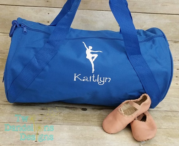 Personalized BALLET Duffel gym Bag. Dance Gift Dance Bag Ballet