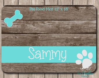 Mantel individual personalizado para mascotas. Accesorios para mascotas Alfombrilla para cuenco para mascotas, mantel individual para perros, alfombrilla para cuenco para perros, alfombrilla personalizada para mascotas, alfombrilla lavable para perros