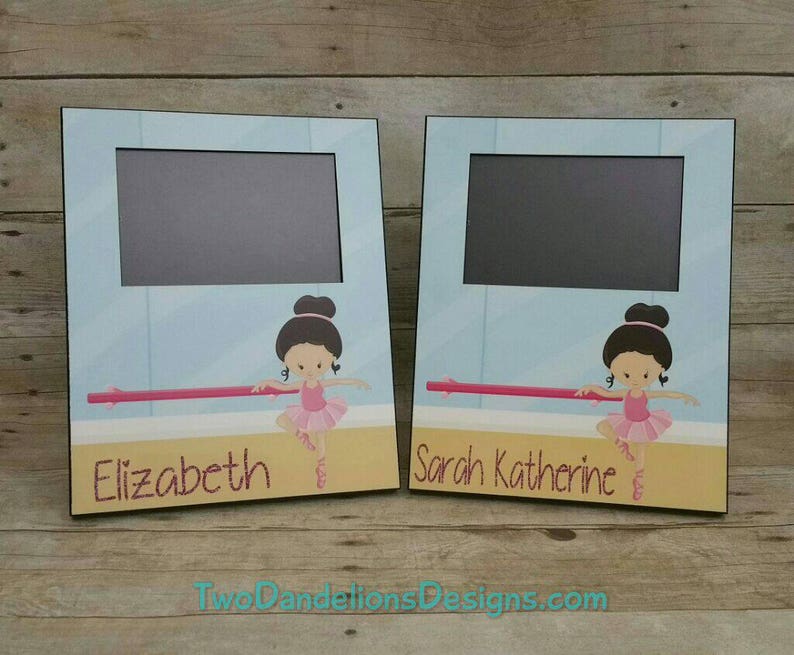 Personalized Ballet, dance picture frame. dance picture frame, dance gift, custom frame, unique gift, personalized picture frame image 7