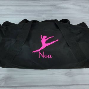 Personalized BALLET or Contemporary Duffel/Gym Bag. Dance bag, ballet bag, dance team, dance gift