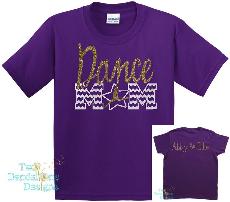 CUSTOM Dance Mom Shirt. ADULT Unisex Tshirt S6X. Dance Mom Etsy