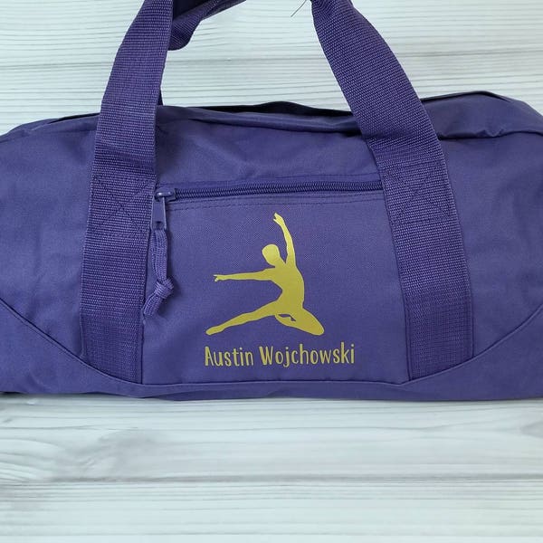 Personalized MALE Ballet / Contemporary LARGE Duffel Bag. dance team, dance bag, ballet bag, dance gift, personalized duffel bag, duffel bag