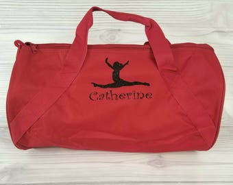 Personalized Gymnastics Duffel Bag, Gymnastics Team Gift