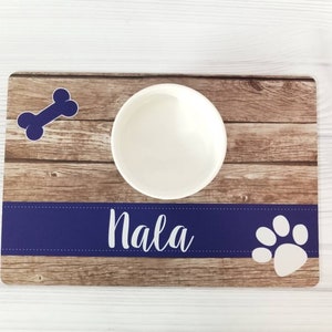 Personalized Pet Placemat. pet accessories Pet Bowl Mat, dog placemat, dog bowl mat, personalized pet mat, washable dog mat