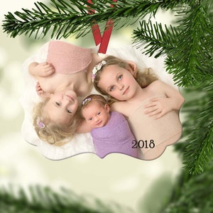 Décoration de Noël photo, décoration personnalisée, décoration photo, décoration souvenir, décoration personnalisée, cadeau de Noël, cadeaux pour elle