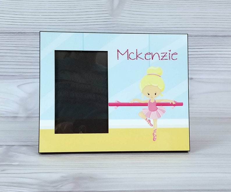 Personalized Ballet, dance picture frame. dance picture frame, dance gift, custom frame, unique gift, personalized picture frame image 1