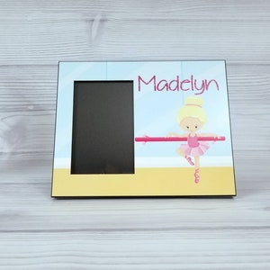 Personalized Ballet, dance picture frame. dance picture frame, dance gift, custom frame, unique gift, personalized picture frame image 3