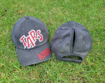 CUSTOM PONYTAIL Baseball-Hut, Maskottchen-Hut, Team-Hut, kundenspezifischer Baseball-Hut, kundenspezifisches Rhinestone-Design, Fußball, Baseball, Band, Softball