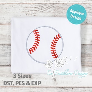 Baseball Applique Embroidery Design, machine embroidery, baseball design, baseball embroidery design