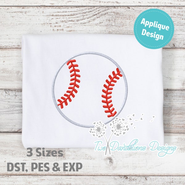 Baseball Applique Embroidery Design, machine embroidery, baseball design, baseball embroidery design