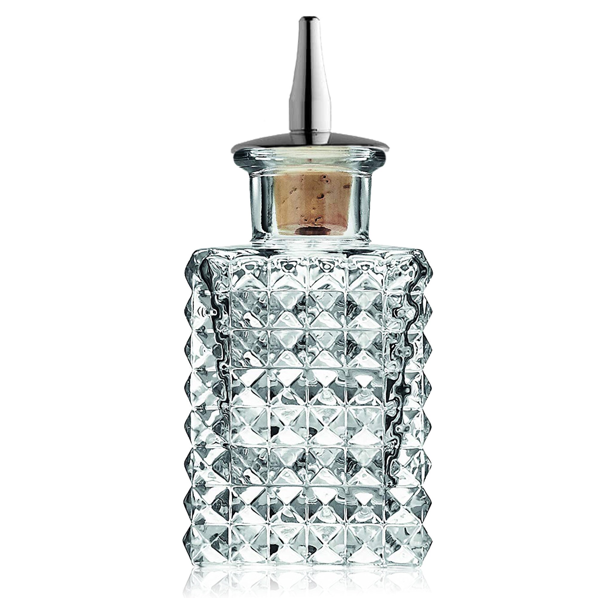 Bitters Bottle Apothecary Crystal Lead Free Crystal Glass Etsy