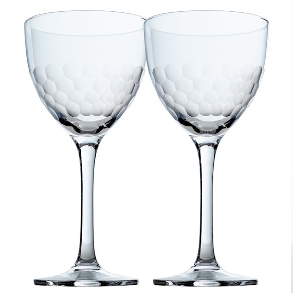 Nick and Nora Coupe Crystal Cocktail Glasses Vintage Small