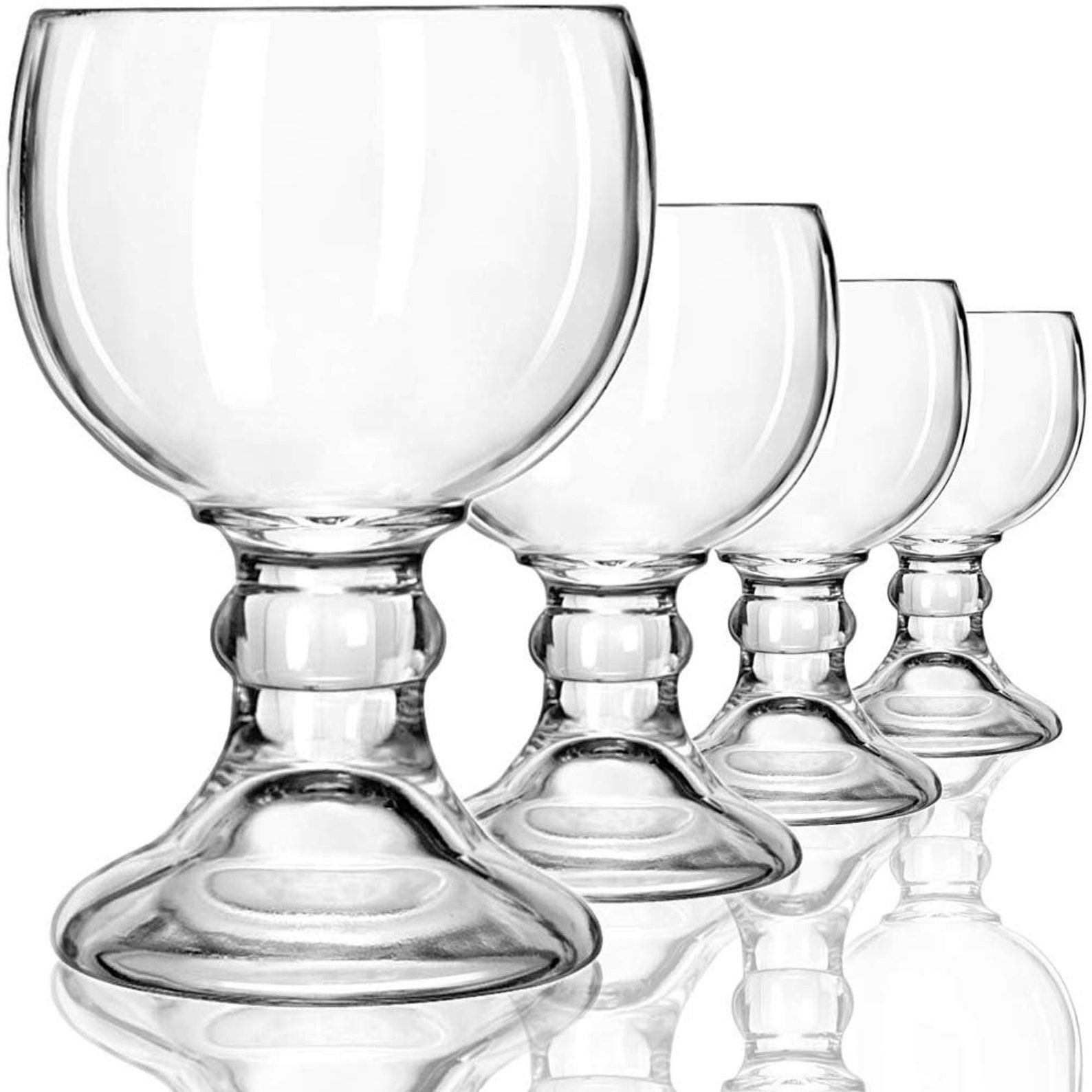 Schooner Beer Glasses Set of 4 21ounce Large Margarita Etsy