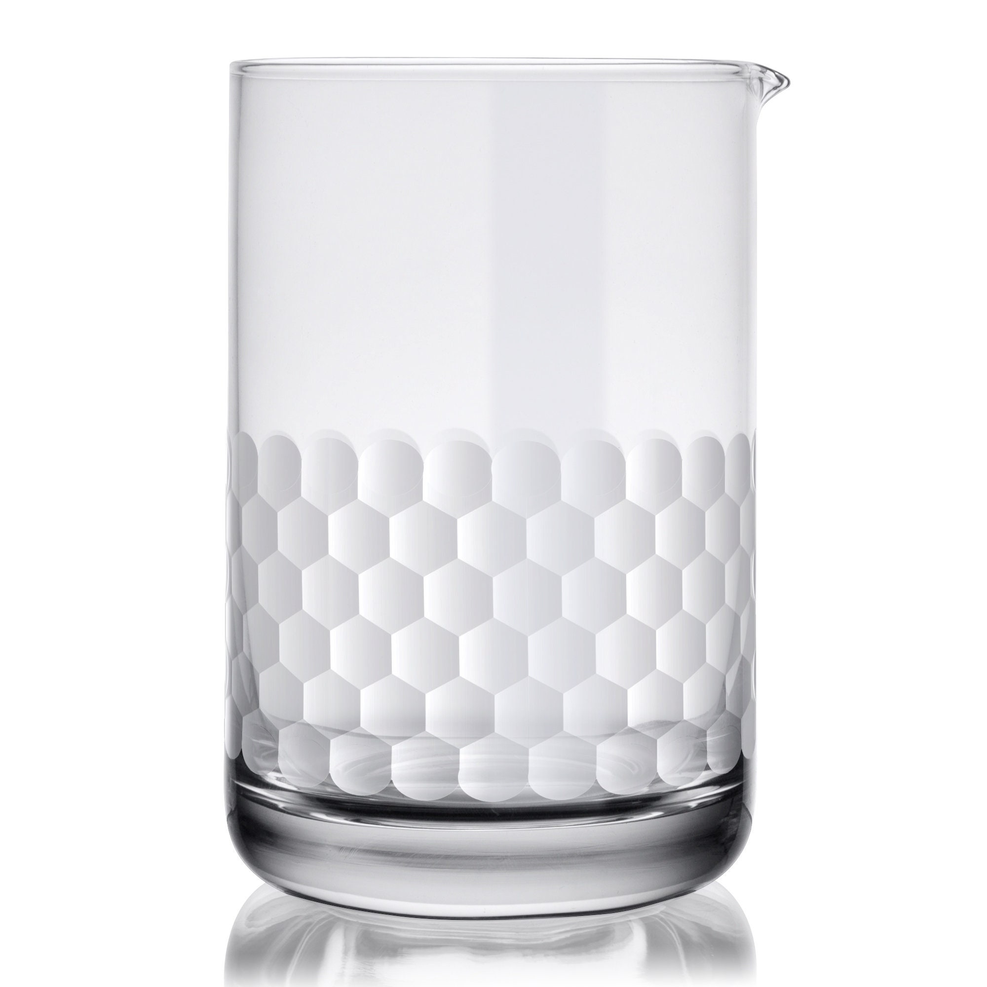 Bar Lux 17 oz Cocktail Mixing Glass - Hand-Blown, Crystal - 3 3/4 x 3 1/2  x 5 3/4 - 1 count box