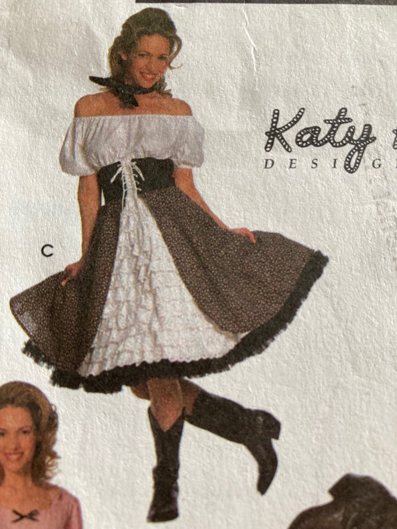 NEW Simplicity 7719 Sewing Pattern Square Dance Line Danicing Dresses