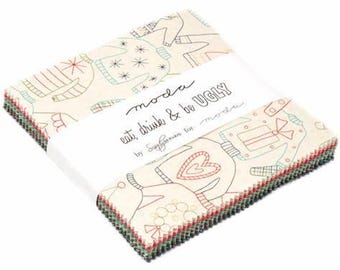 Moda Eat Drink & Be Ugly Charm Pack by Sandy Gervais