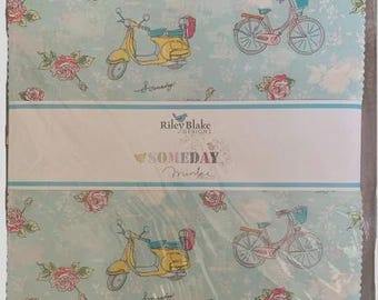 Someday Charm Pack: Minki Kim Riley Blake 5" Quilt Fabric 42 piece