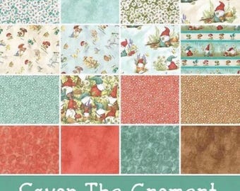 Savor The Gnoment By Wilmington Prints - 10 Karat Crystals / Layer Cake 42 piece