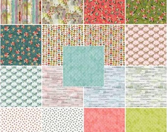 2-1/2in Strips Soul Shine & Daydreams, 40pcs/bundle Jelly roll by Bernatex Fabrics