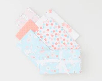 Spring Bunny Favorites 5 Piece Fat Quarter Bundle 5 pack