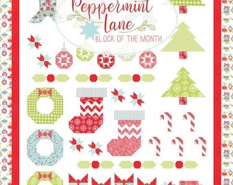 Peppermint Lane Block of the Month Book By Its Sew Emma
