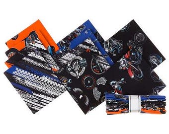 On the Road Fat Quarter Bundle by Robert Kaufman 10 piece