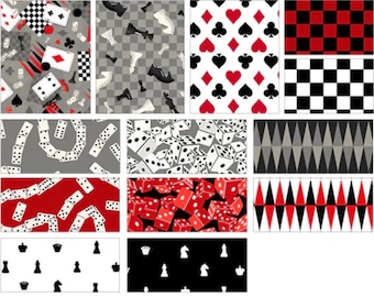 Game Night By whistler studios by Windham fabrics 10” layer cake 40 piece