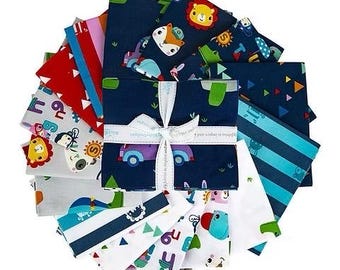 Riley Blake Fisher Price Let's Play Fat Quarter Bundle 15 piece