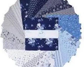 Blue Stitch 10″ Stacker Christopher Thompson for Riley Blake Designs 42 piece