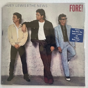 huey lewis & the news lp  fore!   SEALED/NEW