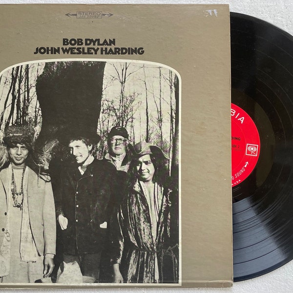 bob dylan lp john wesley harding       cs 9604  vg+/vg+    2 eye label