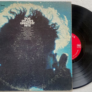 bob dylan lp greatest hits     kcs 9463   2 eye label     vg/vg+