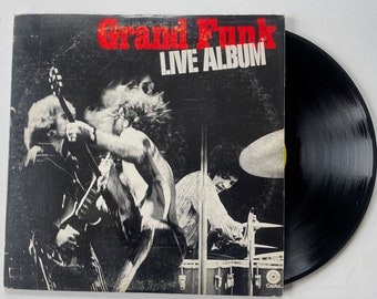grand funk railroad 2lp live album     vg+/vg+
