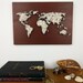 world map string art world map decal wooden world map etsy