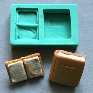 Silicone Mould BOOK Sugarcraft Cake Decorating Fondant / fimo mold