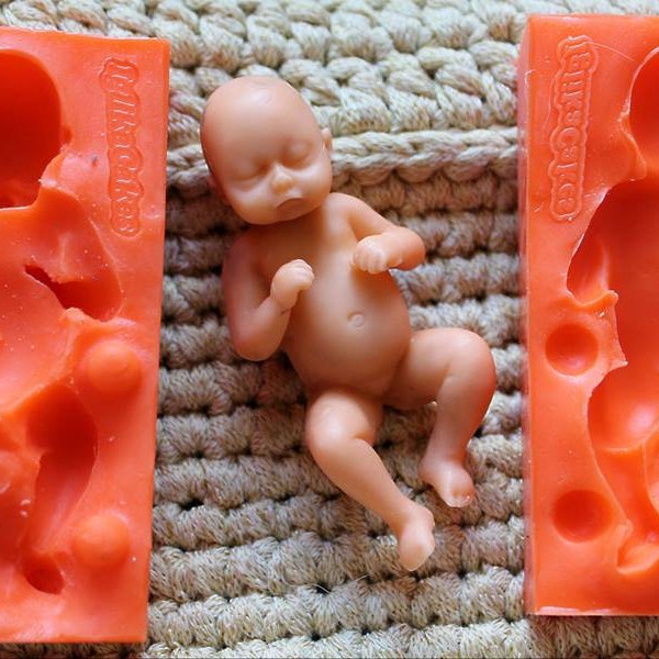 Silicone Mould 3D BABY Sugarcraft Cake Decorating Fondant / fimo mold